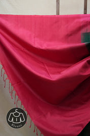 Dark Green & Black Soft Silk Saree - SRDGBSSS291