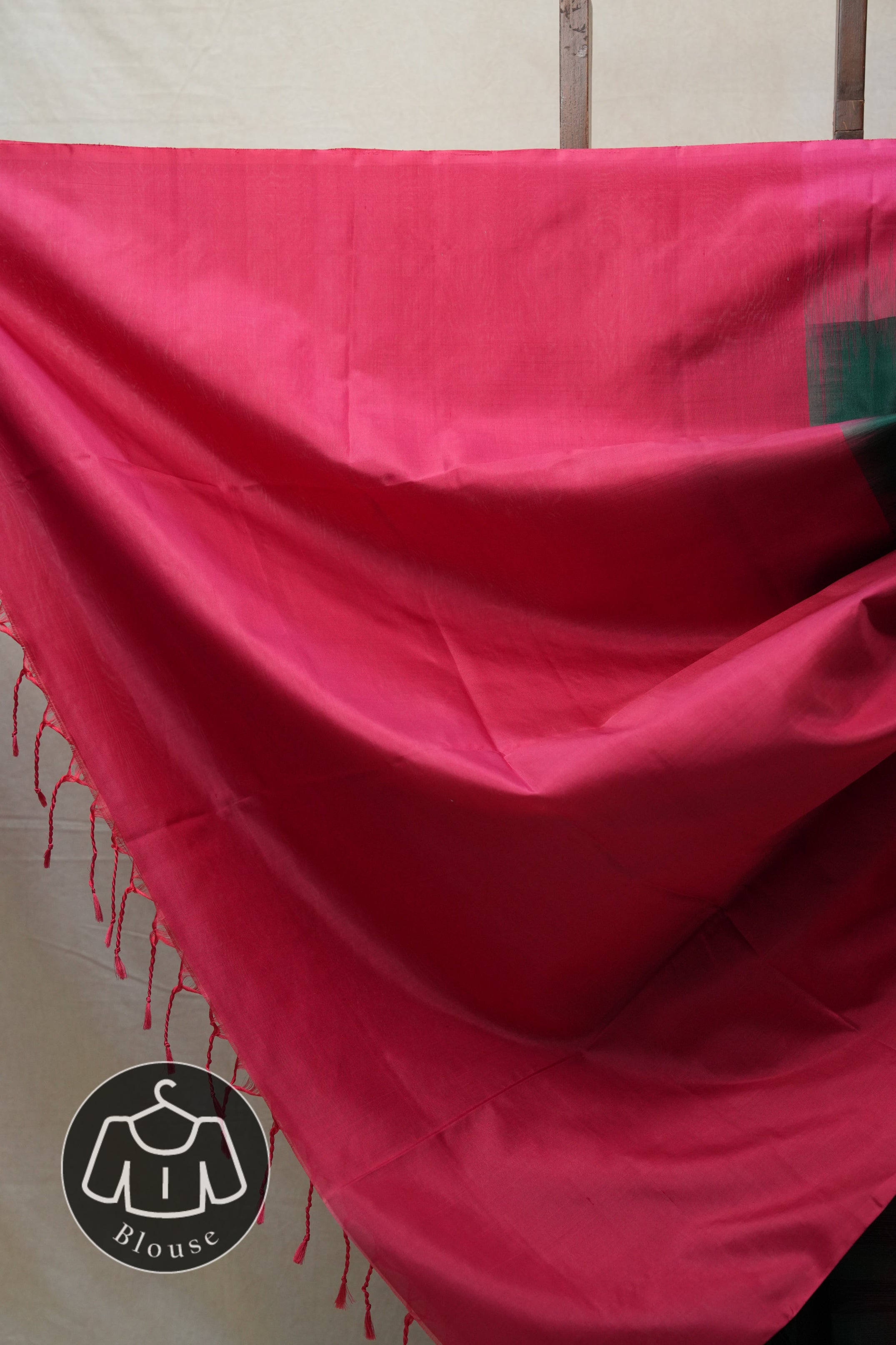 Dark Green & Black Soft Silk Saree - SRDGBSSS291