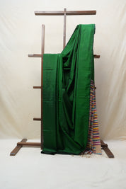 Dark Green Soft Silk Saree - SRDGSSS286