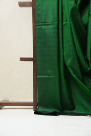 Dark Green Soft Silk Saree - SRDGSSS286
