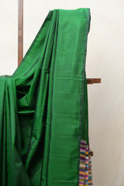 Dark Green Soft Silk Saree - SRDGSSS286