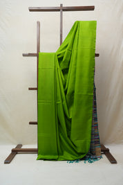 Green Soft Silk Saree - SRGSSS320
