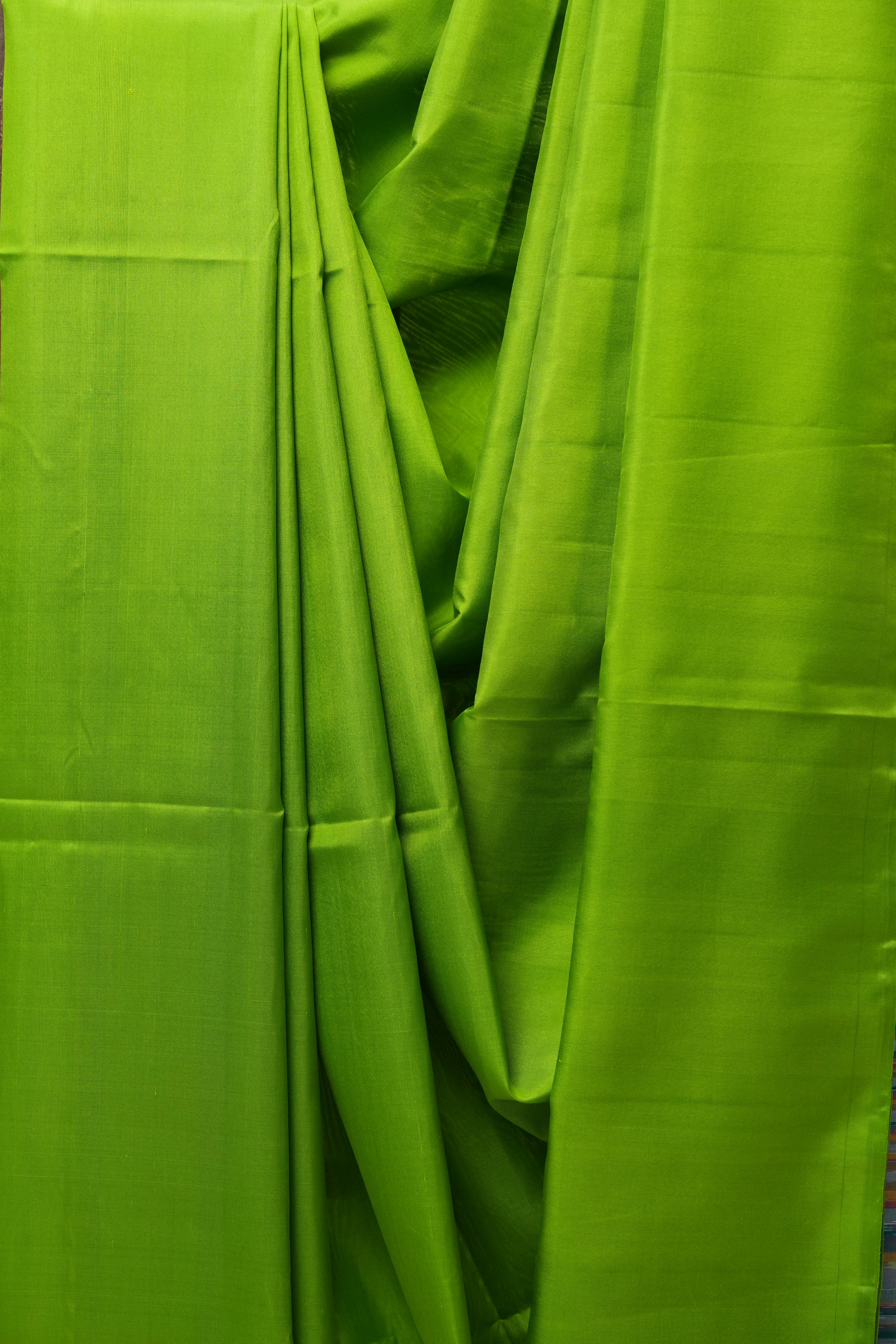 Green Soft Silk Saree - SRGSSS320