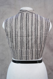 Kashish HBP Cotton V-Neck Blouse - SRKCVNB143