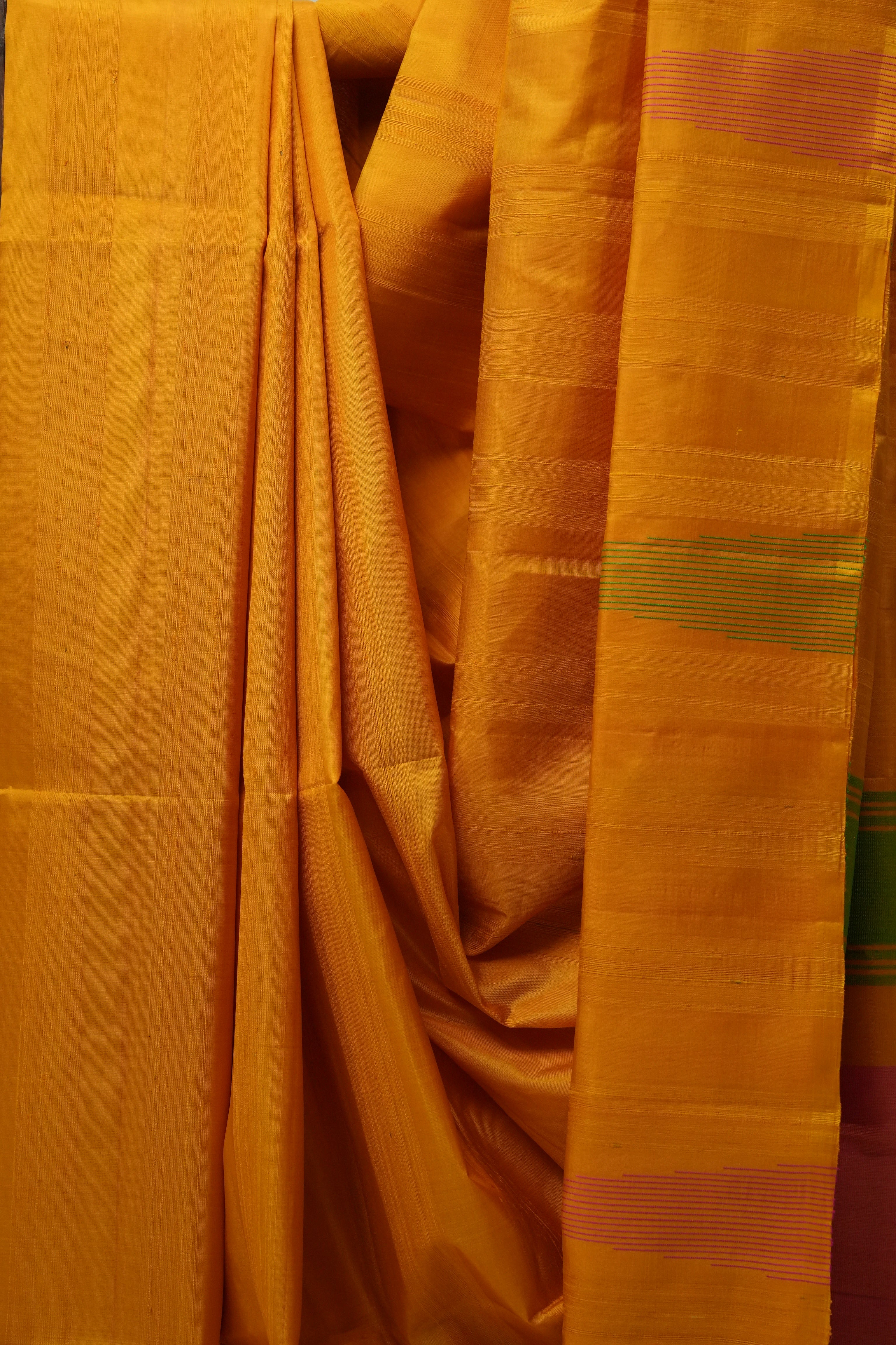 Yellow Soft Silk Saree - SRYSSS308