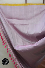 Dusty Pink Gadwal Silk Saree - SRDPGSS464
