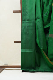 Green Soft Silk Saree - SRGSSS304