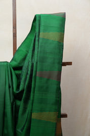 Green Soft Silk Saree - SRGSSS304