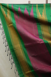 Green Soft Silk Saree - SRGSSS304