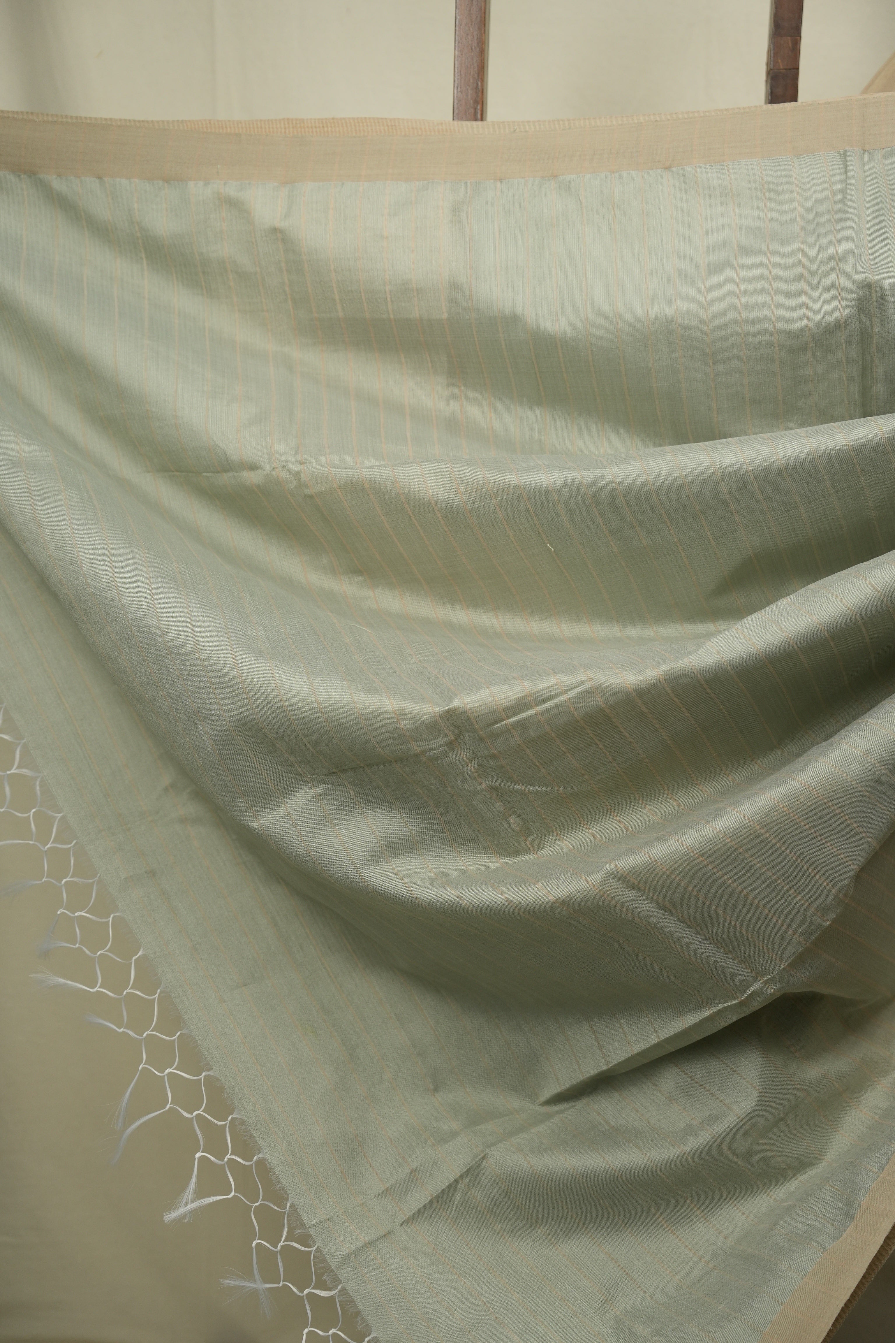 Grey Bengal Cotton Silk Jamdani Saree - SRGBCSJS05