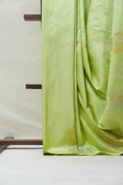 Pista Green Gadwal Silk Saree - SRPGGSS471