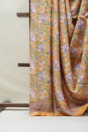 Mango Yellow HBP Modal Silk Saree - SRMYMSS390