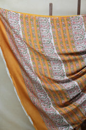 Mango Yellow HBP Modal Silk Saree - SRMYMSS390