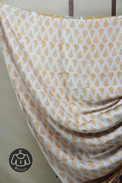 Mango Yellow HBP Modal Silk Saree - SRMYMSS390