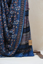 Blue HBP Modal Silk Saree - SRBMSS388