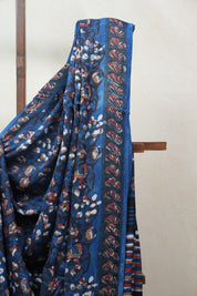 Blue HBP Modal Silk Saree - SRBMSS388