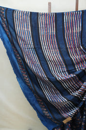 Blue HBP Modal Silk Saree - SRBMSS388