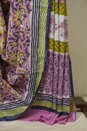 Pink HBP Cotton Saree - SRPCS3762