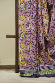 Pink HBP Cotton Saree - SRPCS3762