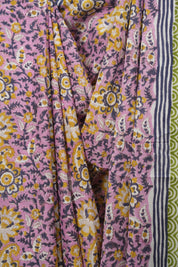 Pink HBP Cotton Saree - SRPCS3762