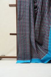 Multi Colour Cotton Ilkal Saree with Plain Border - SRMCCIS605