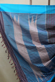 Multi Colour Cotton Ilkal Saree with Plain Border - SRMCCIS605