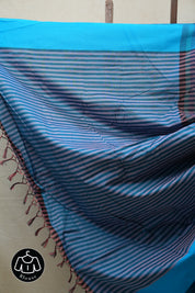 Multi Colour Cotton Ilkal Saree with Plain Border - SRMCCIS605