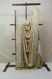 Green HBP Modal Silk Saree - SRGMSS408
