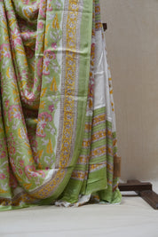 Green HBP Modal Silk Saree - SRGMSS408