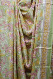 Green HBP Modal Silk Saree - SRGMSS408