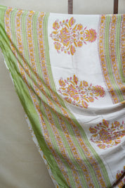 Green HBP Modal Silk Saree - SRGMSS408