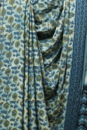 Cream HBP Modal Silk Saree - SRCMSS383