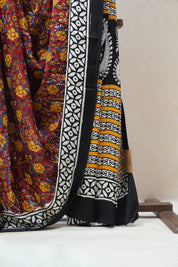 Maroon HBP Modal Silk Saree - SRMMSS395