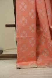 Peach Bengal Cotton Silk Jamdani Saree - SRPBCSJS08