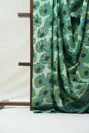 Green HBP Modal Silk Saree - SRGMSS424