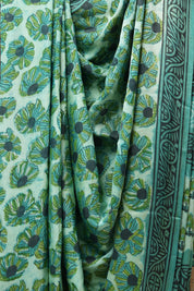Green HBP Modal Silk Saree - SRGMSS424