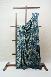 Cream HBP Modal Silk Saree - SRCMSS419