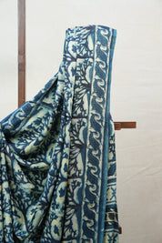 Cream HBP Modal Silk Saree - SRCMSS419