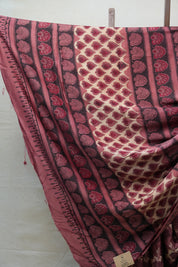 Cream HBP Modal Silk Saree - SRCMSS420