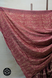 Cream HBP Modal Silk Saree - SRCMSS420