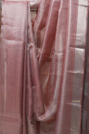 Red Tissue Tussar Silk Saree - SRRTTSS412