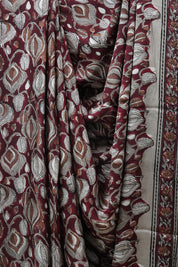 Maroon HBP Modal Silk Saree - SRMMSS416