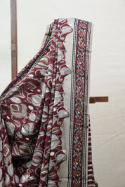 Maroon HBP Modal Silk Saree - SRMMSS416