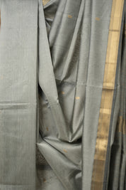 Steel Grey Maheshwari Saree - SRSGMS838