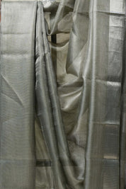 Green Tissue Tussar Silk Saree - SRGTTSS414