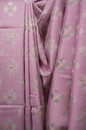 Pink Bengal Cotton Silk Jamdani Saree - SRPBCSJS07