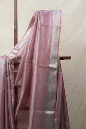 Maroon Tissue Tussar Silk Saree - SRMTTSS419