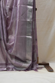 Purple Tissue Tussar Silk Saree - SRPTTSS415