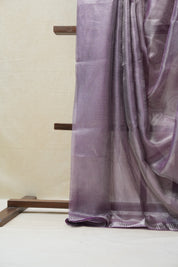 Purple Tissue Tussar Silk Saree - SRPTTSS415