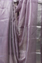 Purple Tissue Tussar Silk Saree - SRPTTSS415